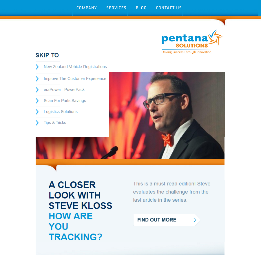 Pentana Solutions November Newsletter Preview