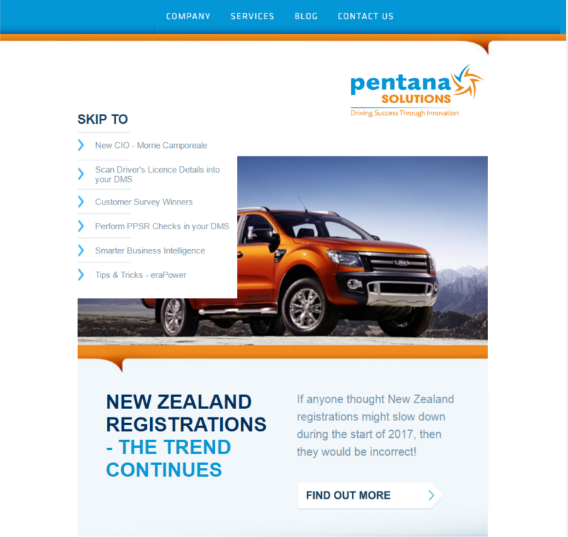 Pentana Solutions February Newsletter Preview