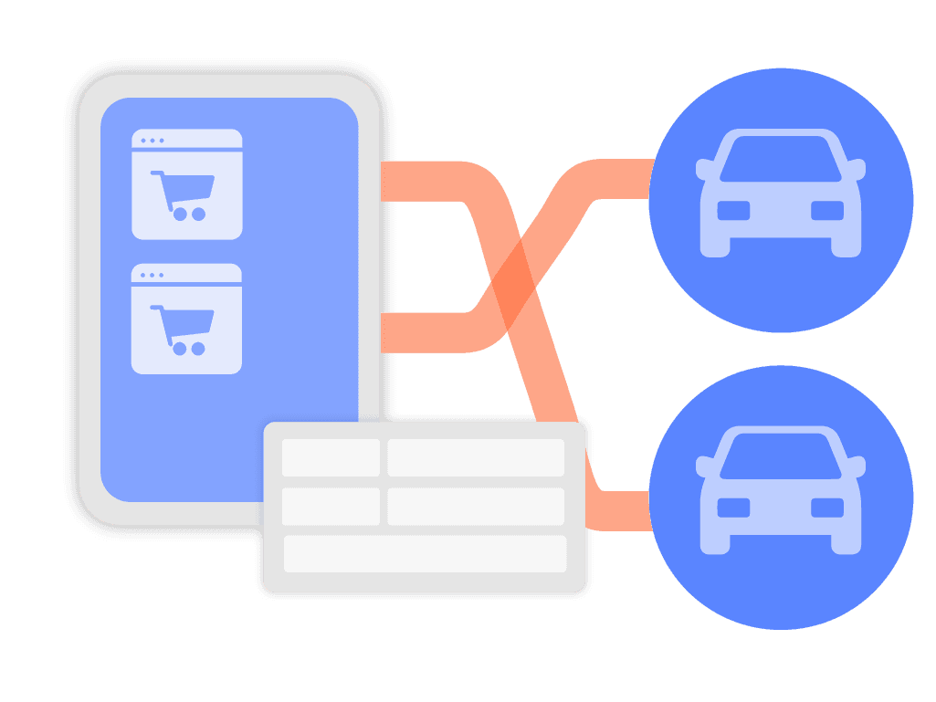Accounting, parts, service mergers and splits